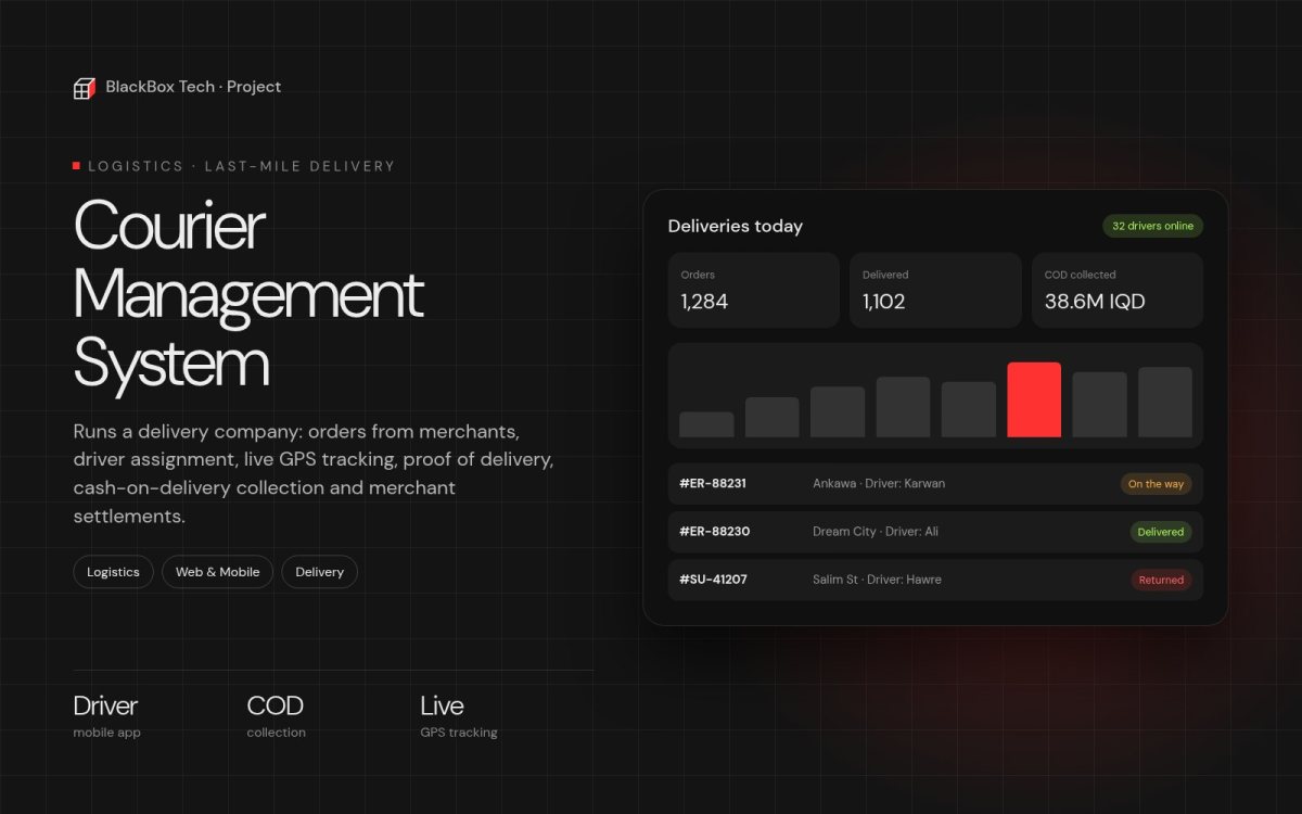 Courier Management System