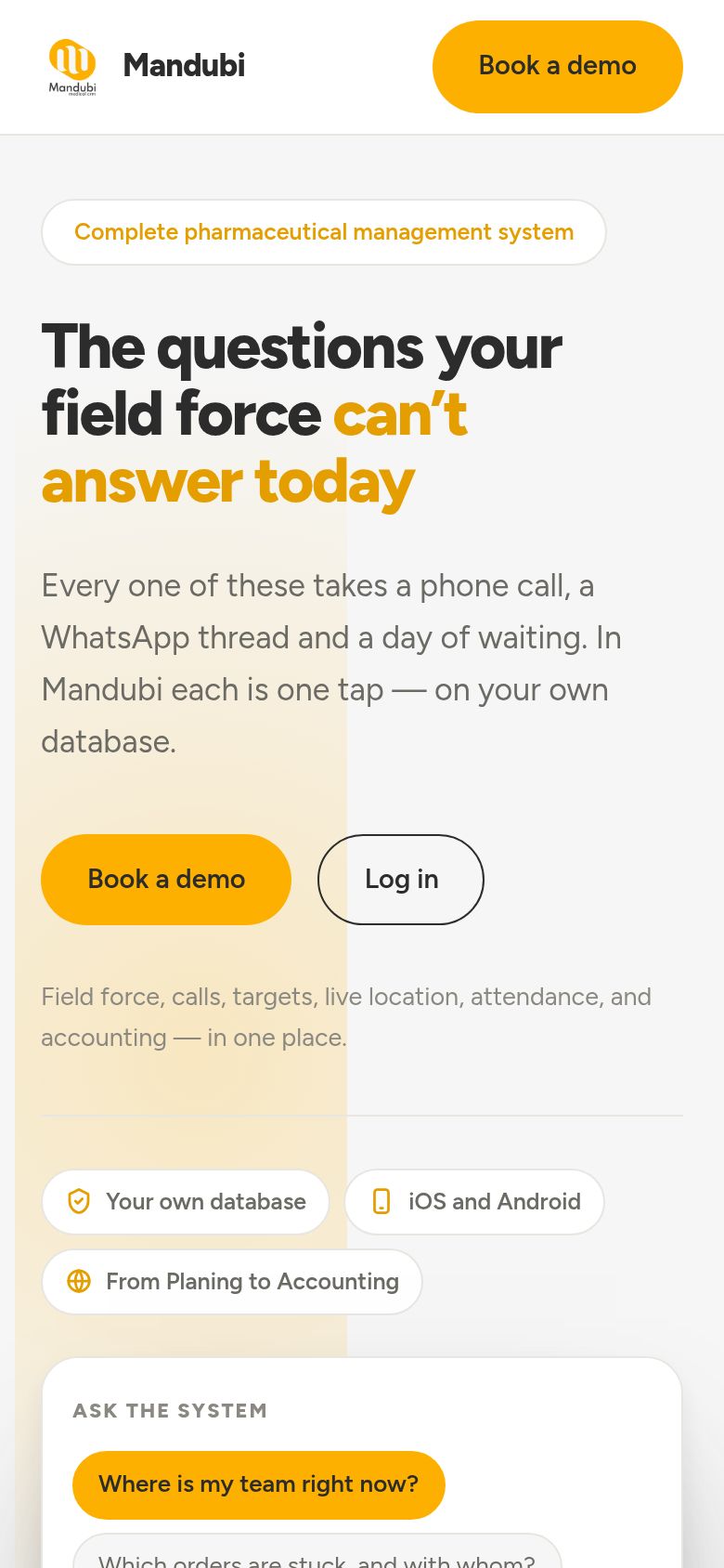 Mobile view